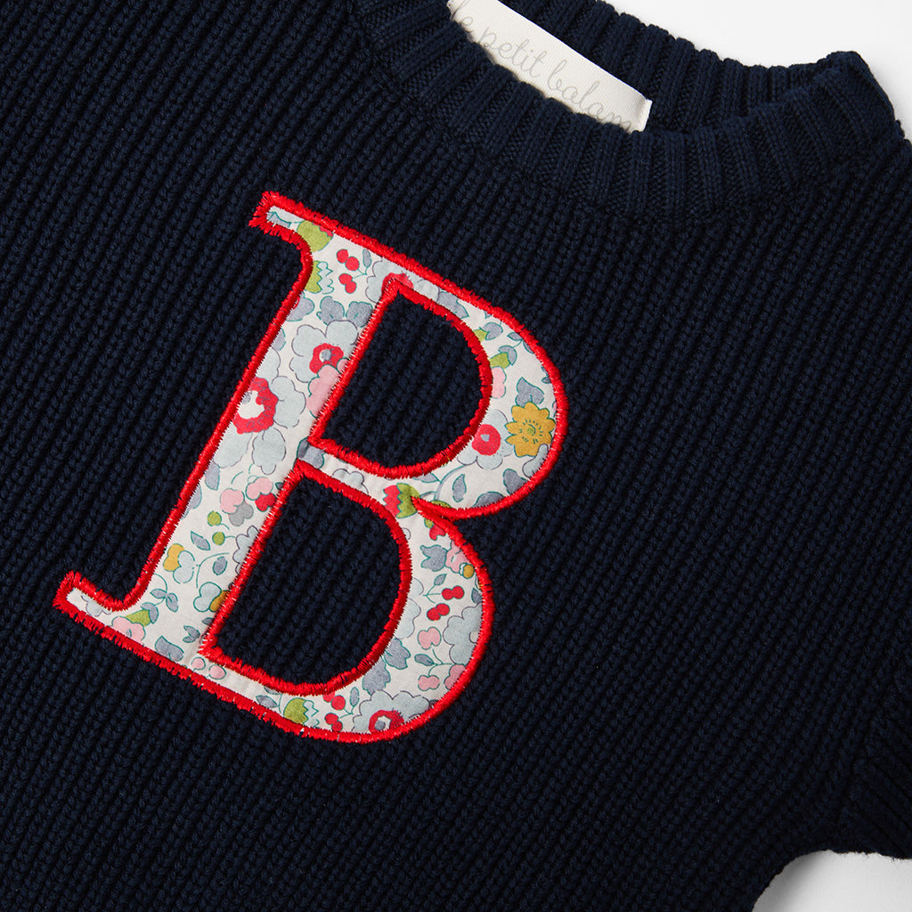 Baby Pullover Letter