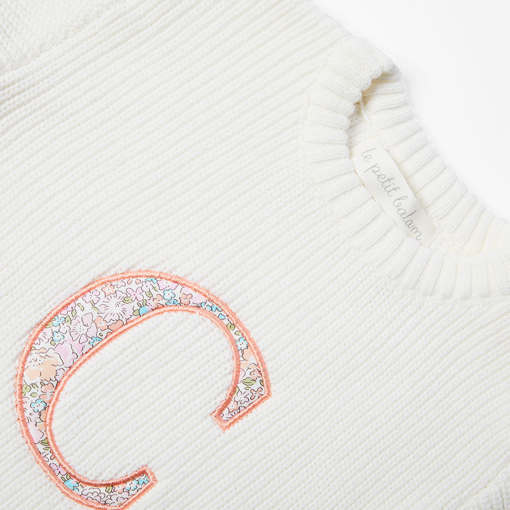 Baby Pullover Letter