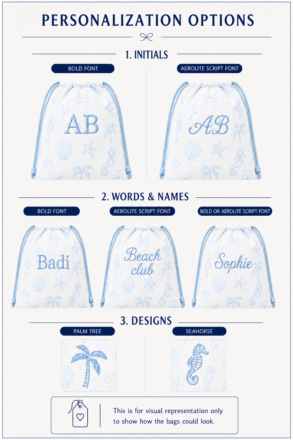 Playa Drawstring Bag Waterproof
